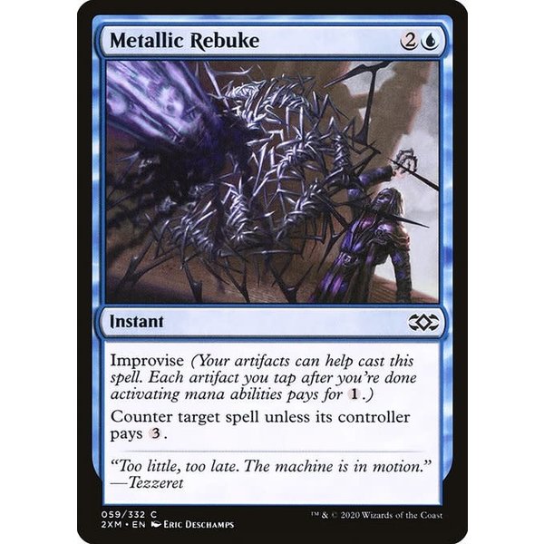 Magic: The Gathering Metallic Rebuke (059) Near Mint Foil