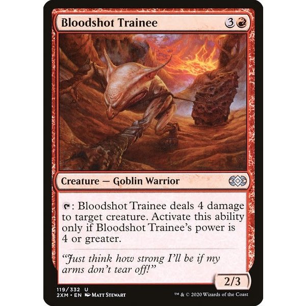 Magic: The Gathering Bloodshot Trainee (119) Near Mint Foil