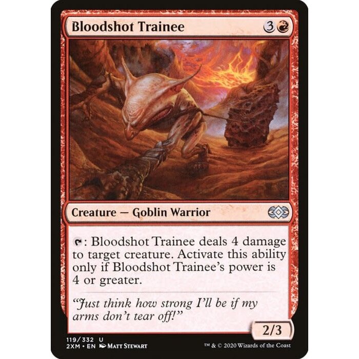 Magic: The Gathering Bloodshot Trainee (119) Near Mint Foil