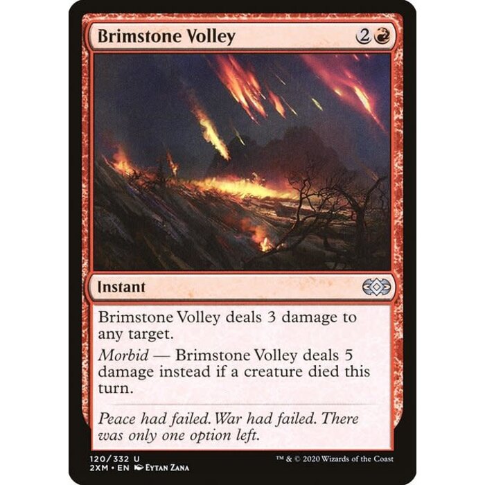 Magic: The Gathering Brimstone Volley (120) Near Mint Foil
