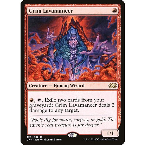 Magic: The Gathering Grim Lavamancer (129) Near Mint Foil
