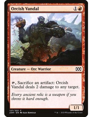 Magic: The Gathering Orcish Vandal (137) Near Mint Foil