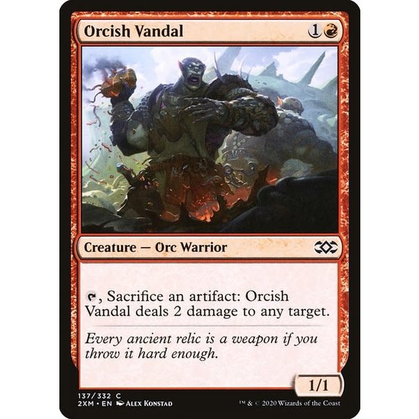 Magic: The Gathering Orcish Vandal (137) Near Mint Foil