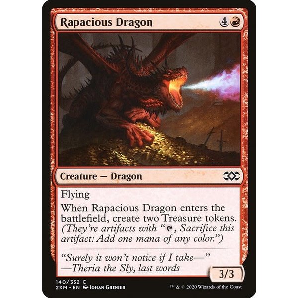 Magic: The Gathering Rapacious Dragon (140) Near Mint Foil