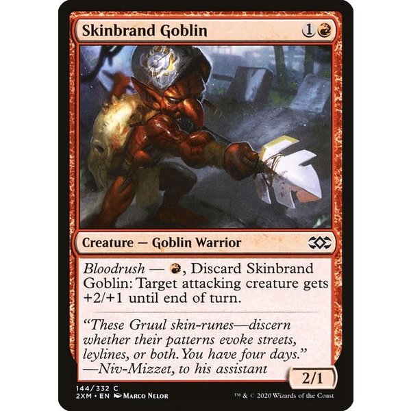 Magic: The Gathering Skinbrand Goblin (144) Near Mint Foil