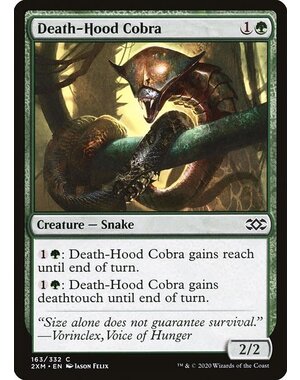 Magic: The Gathering Death-Hood Cobra (163) Near Mint Foil