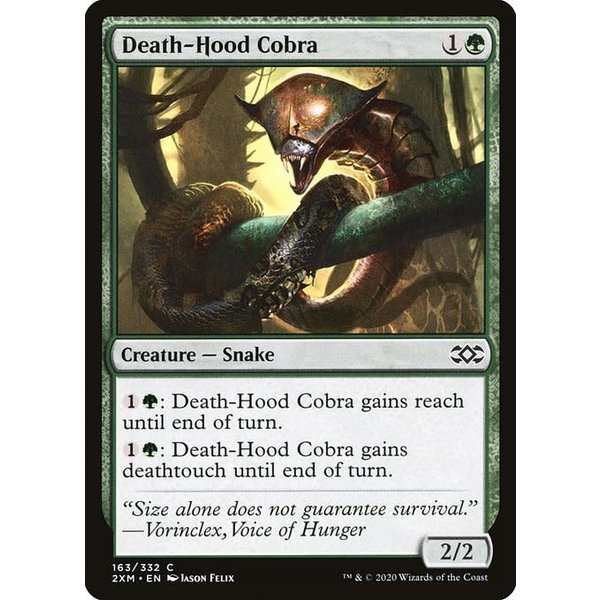 Magic: The Gathering Death-Hood Cobra (163) Near Mint Foil
