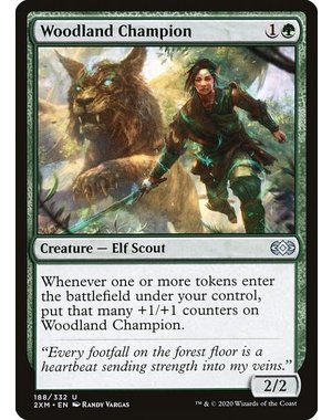 Magic: The Gathering Woodland Champion (188) Lightly Played Foil