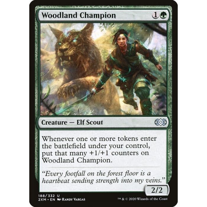 Magic: The Gathering Woodland Champion (188) Near Mint Foil