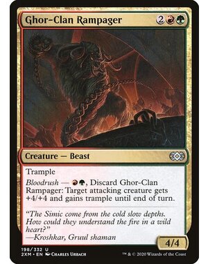 Magic: The Gathering Ghor-Clan Rampager (198) Near Mint Foil