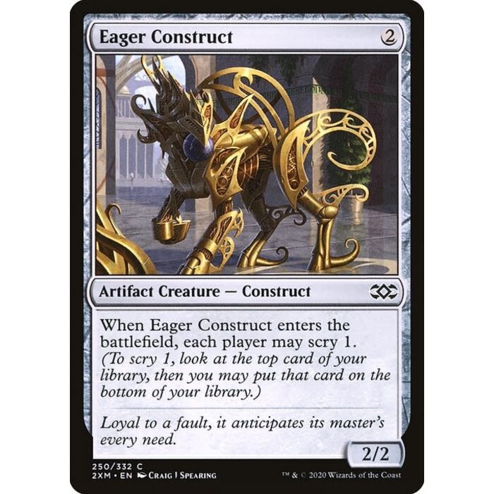 Magic: The Gathering Eager Construct (250) Near Mint Foil