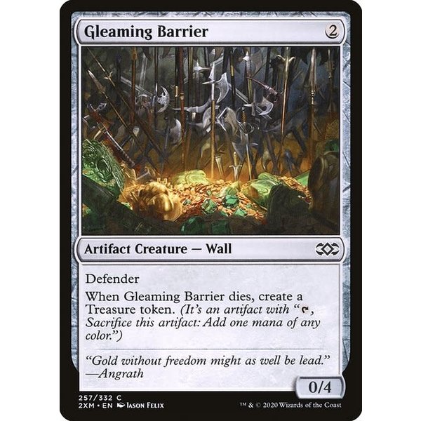 Magic: The Gathering Gleaming Barrier (257) Near Mint Foil