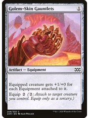 Magic: The Gathering Golem-Skin Gauntlets (259) Near Mint Foil