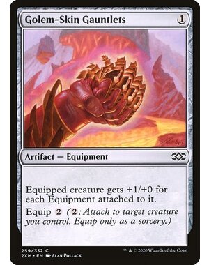 Magic: The Gathering Golem-Skin Gauntlets (259) Near Mint Foil