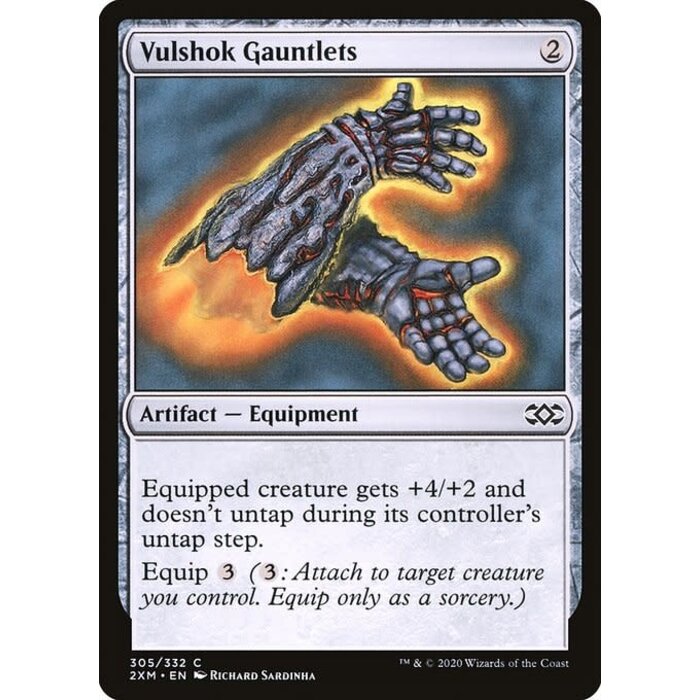 Magic: The Gathering Vulshok Gauntlets (305) Near Mint Foil