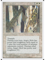 Magic: The Gathering Angry Mob (003) Lightly Played