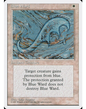 Magic: The Gathering Blue Ward (010) Lightly Played