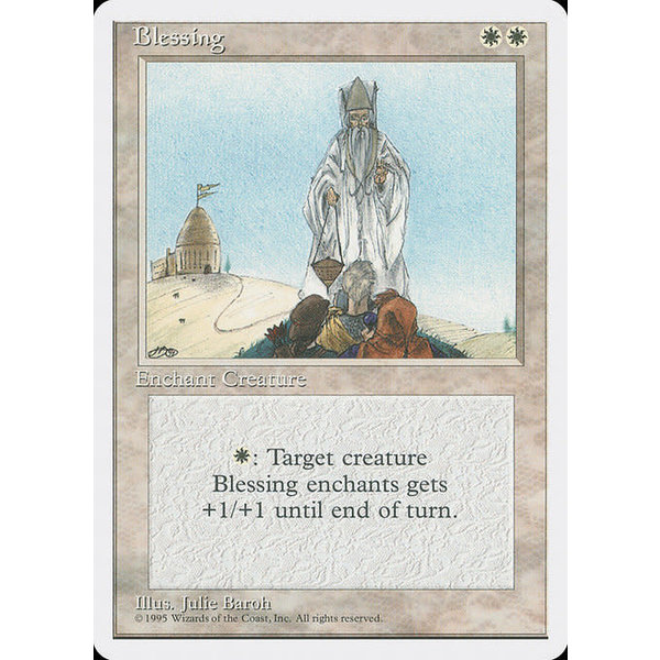 Magic: The Gathering Blessing (009) Moderately Played