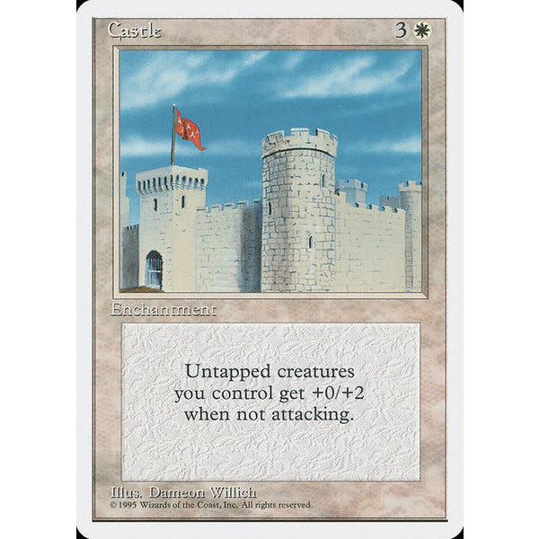 Magic: The Gathering Castle (012) Moderately Played