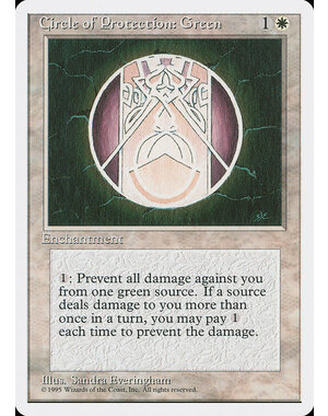 Magic: The Gathering Circle of Protection: Green (016) Lightly Played