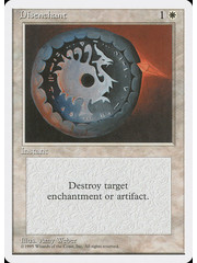 Magic: The Gathering Disenchant (022) Damaged