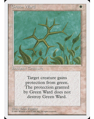 Magic: The Gathering Green Ward (027) Lightly Played