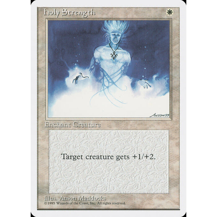 Magic: The Gathering Holy Strength (030) Lightly Played