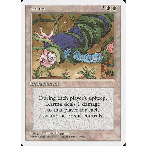 Magic: The Gathering Karma (032) Lightly Played