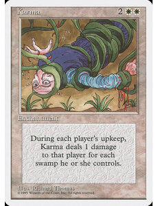 Magic: The Gathering Karma (032) Moderately Played