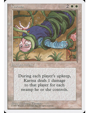 Magic: The Gathering Karma (032) Moderately Played