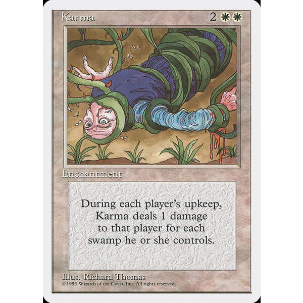 Magic: The Gathering Karma (032) Moderately Played