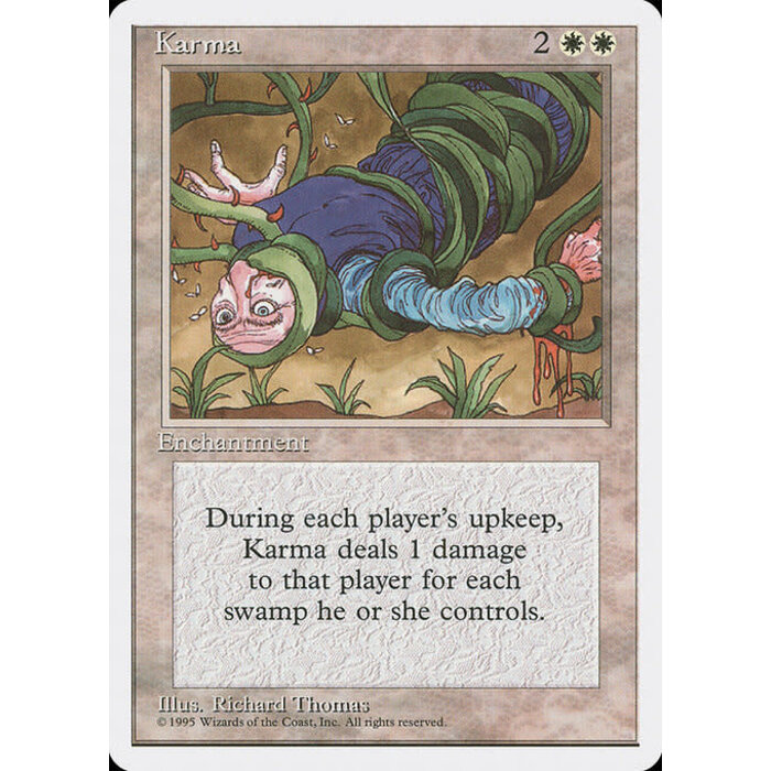 Magic: The Gathering Karma (032) Moderately Played