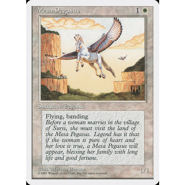 Magic: The Gathering Mesa Pegasus (035) Moderately Played