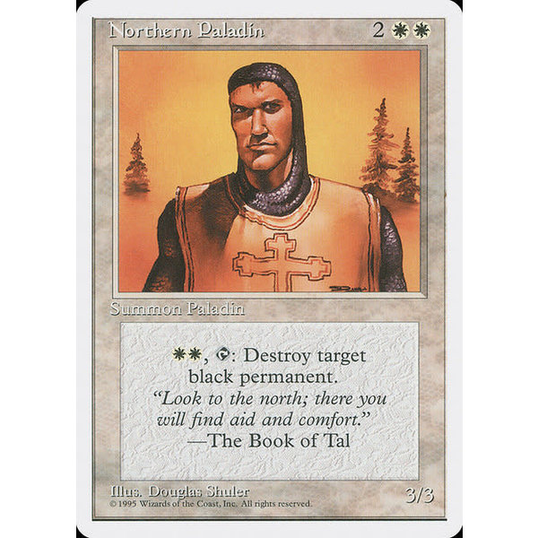 Magic: The Gathering Northern Paladin (037) Lightly Played
