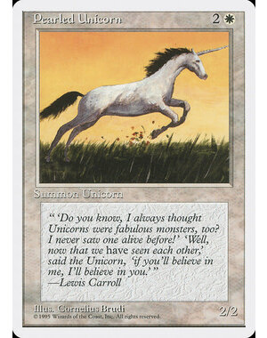 Magic: The Gathering Pearled Unicorn (039) Lightly Played