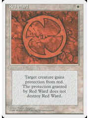 Magic: The Gathering Red Ward (044) Lightly Played