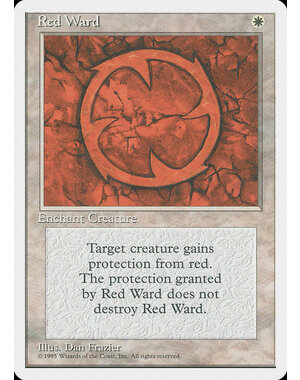 Magic: The Gathering Red Ward (044) Lightly Played