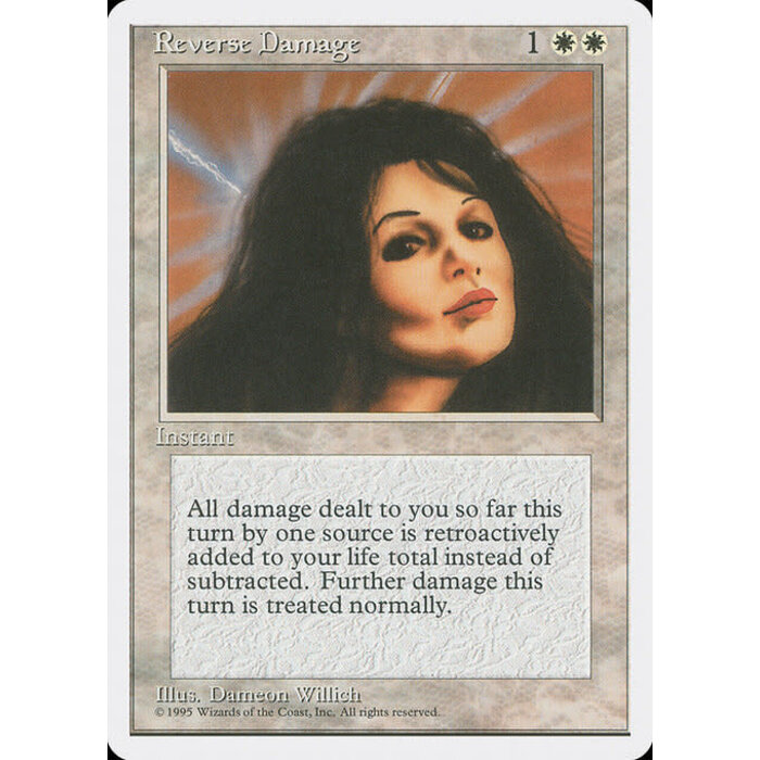 Magic: The Gathering Reverse Damage (045) Damaged