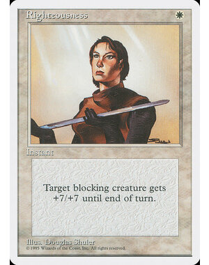 Magic: The Gathering Righteousness (046) Moderately Played