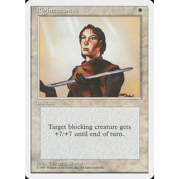 Magic: The Gathering Righteousness (046) Moderately Played