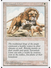 Magic: The Gathering Savannah Lions (048) Lightly Played