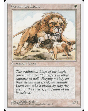 Magic: The Gathering Savannah Lions (048) Lightly Played