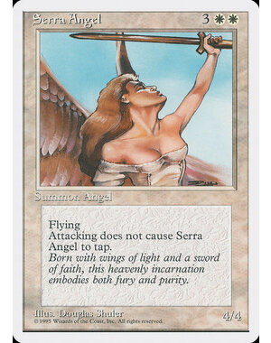 Magic: The Gathering Serra Angel (050) Moderately Played