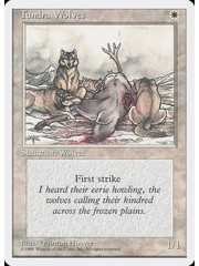 Magic: The Gathering Tundra Wolves (053) Lightly Played