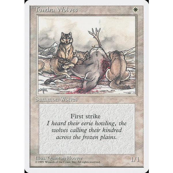Magic: The Gathering Tundra Wolves (053) Lightly Played