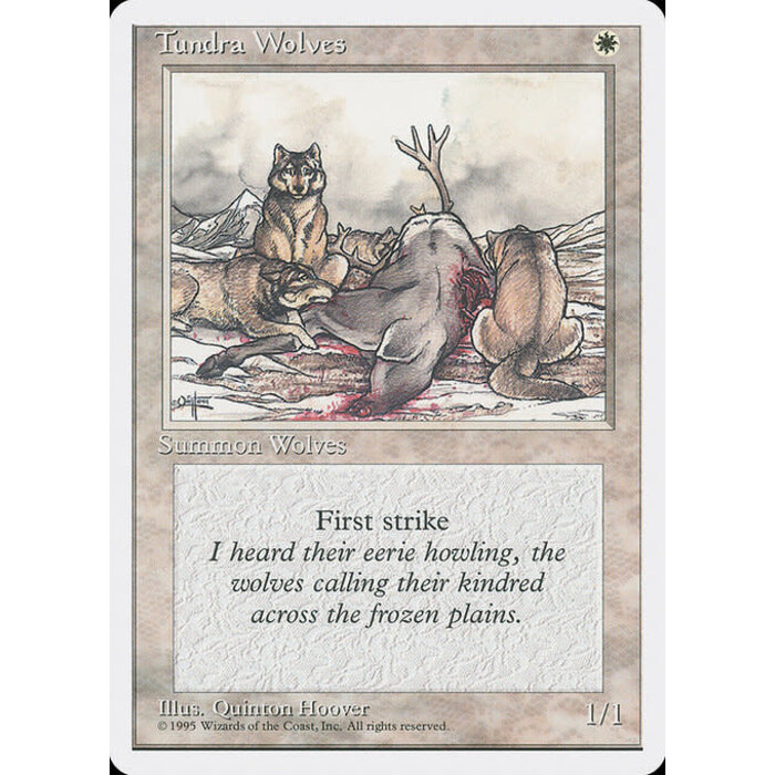 Magic: The Gathering Tundra Wolves (053) Lightly Played