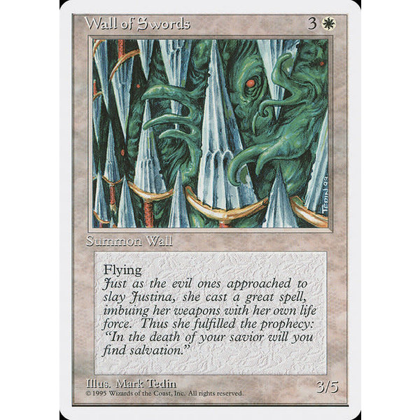 Magic: The Gathering Wall of Swords (055) Moderately Played