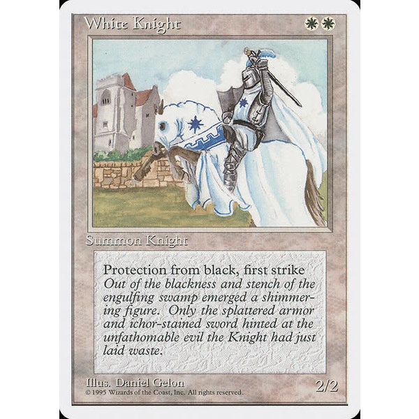 Magic: The Gathering White Knight (056) Damaged