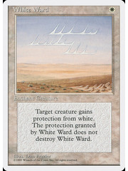 Magic: The Gathering White Ward (057) Lightly Played