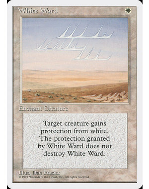Magic: The Gathering White Ward (057) Lightly Played